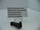 22A1L Smith & Wesson Pistol Model 22A Take Down Button.22 Long Rifle Used Part