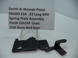 22A1M Smith & Wesson Pistol Model 22A Spring Plate Assembly 22 Long Rifle Used Part