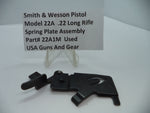 22A1M Smith & Wesson Pistol Model 22A Spring Plate Assembly 22 Long Rifle Used Part