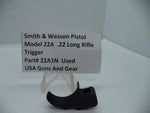 22A1N Smith & Wesson Pistol Model 22A Trigger .22 Long Rifle Used Part