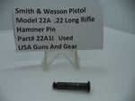 22A1I Smith & Wesson Pistol Model 22A Hammer Pin .22 Long Rifle Used Part