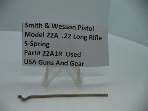 22A1R Smith & Wesson Pistol Model 22A S-Spring .22 Long Rifle Used Part