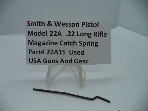 22A1S Smith & Wesson Pistol Model 22A Magazine Catch Spring .22 Long Rifle Used