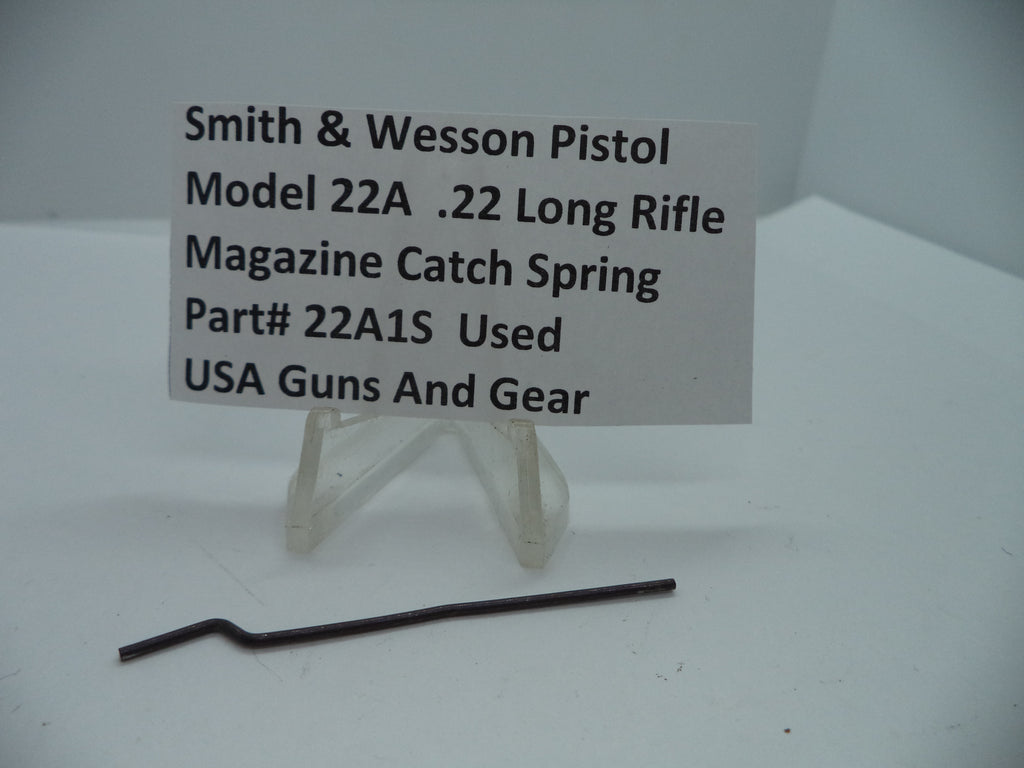Smith & Wesson Model 22A Magazine Catch Spring .22 LR Used Part 22A1S