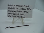 22A1S Smith & Wesson Pistol Model 22A Magazine Catch Spring .22 Long Rifle Used