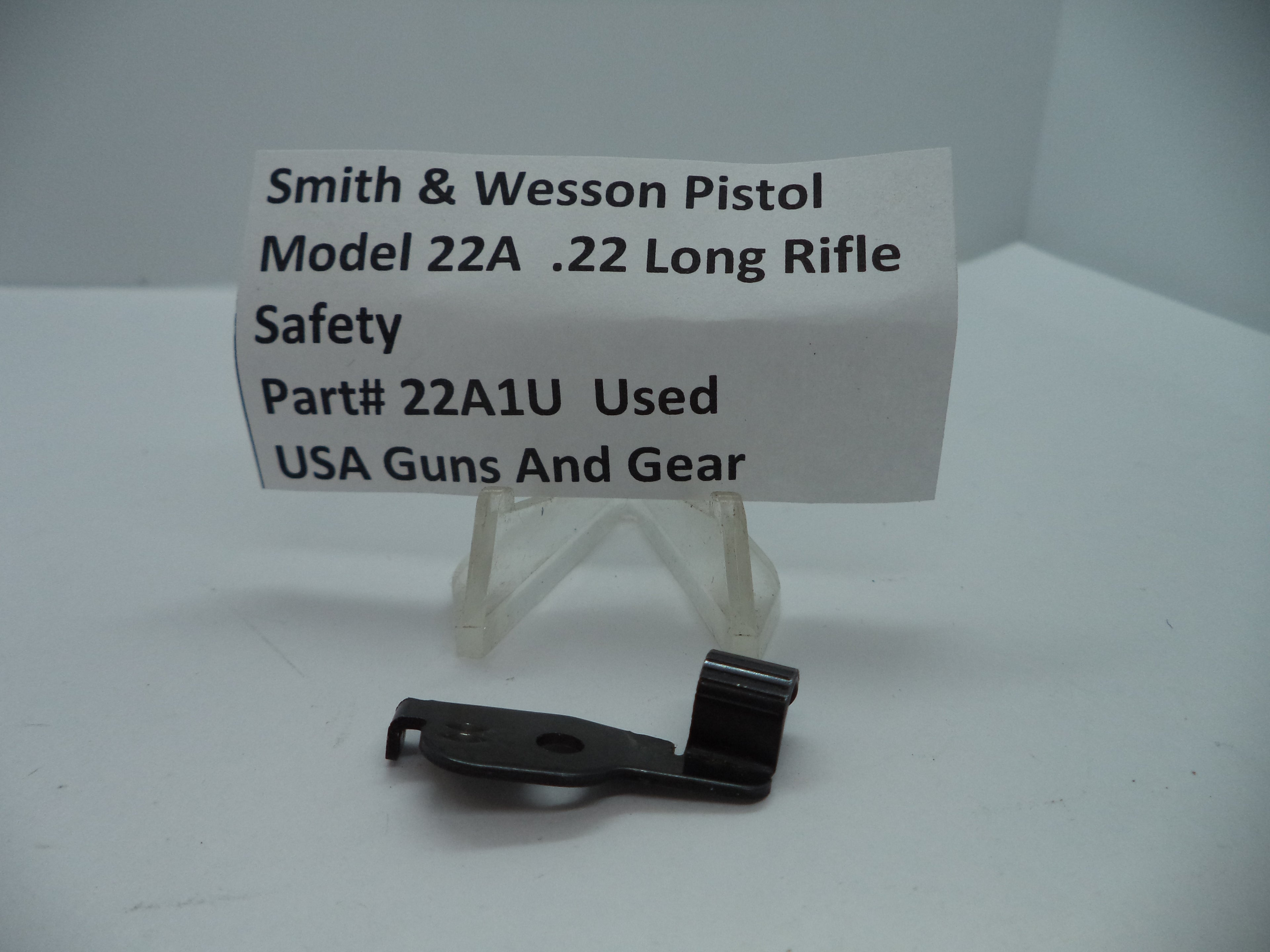 Smith & Wesson Model 22A Safety .22 LR Used Part 22A1U