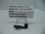 22A1U Smith & Wesson Pistol Model 22A Safety .22 Long Rifle Used Part