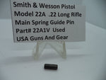 22A1V Smith & Wesson Pistol Model 22A Main Spring Guide Pin .22 Long Rifle Used