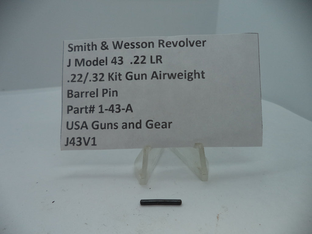Smith & Wesson J Frame Model 43 Barrel Pin - .22/.32 Kit Gun Airweight - Used