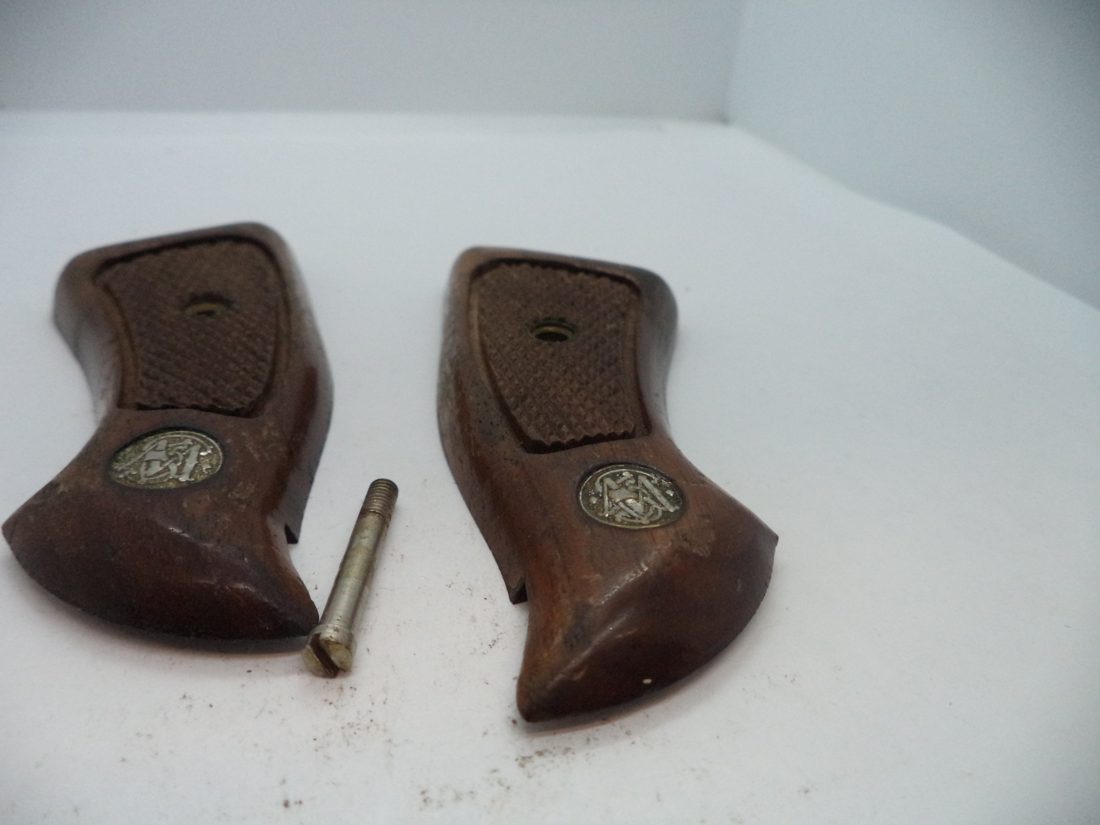 Smith & Wesson J Frame Model 43 Airweight Grips - Factory OEM Wood Stocks .22 LR