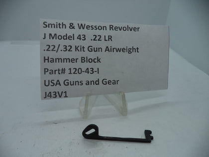 120-43-I S&W J Model  43 .22/.32 Kit Airweight Hammer Block .22 LR