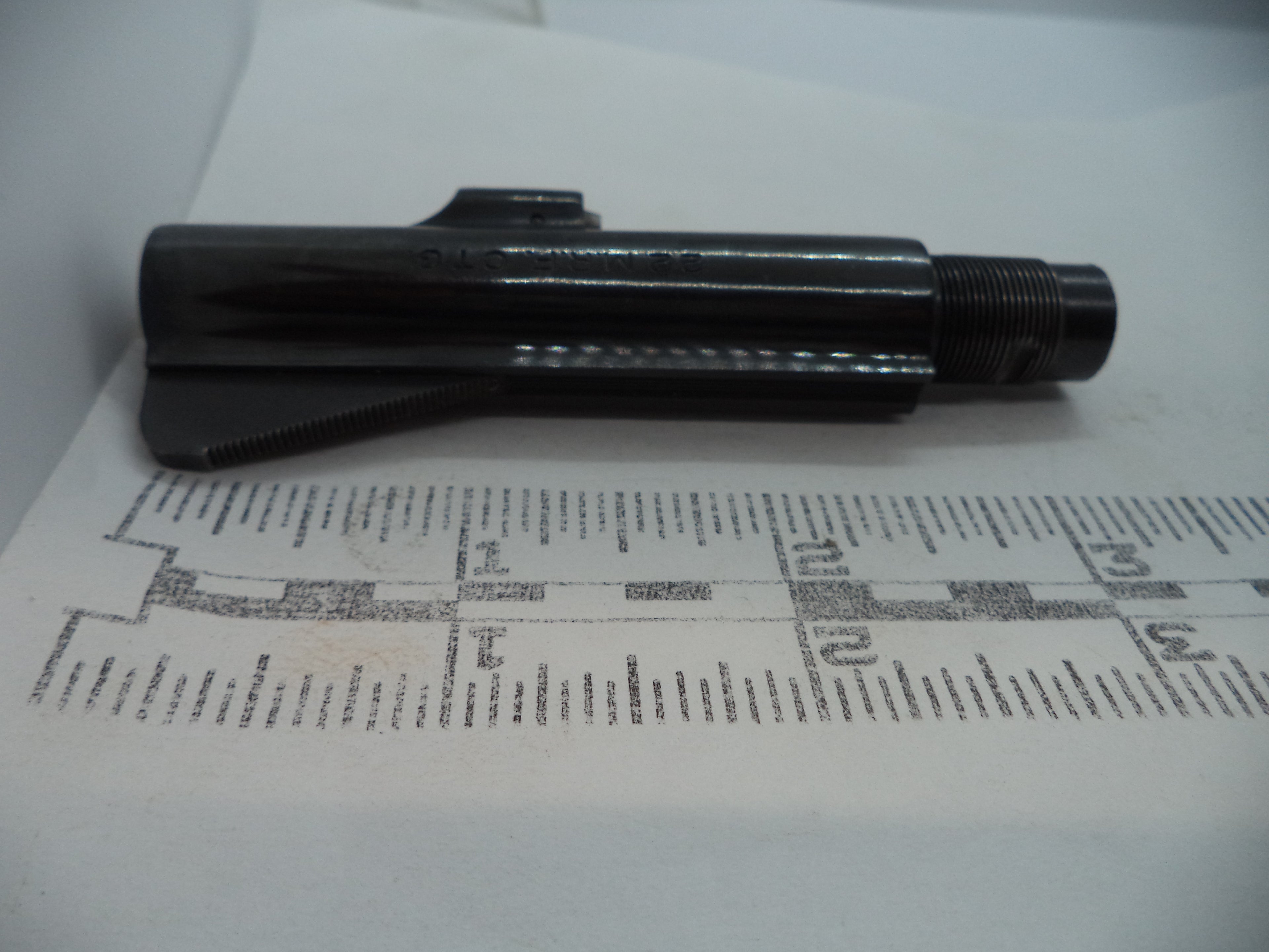 Smith & Wesson J Frame Model 34 Pinned Barrel 3.5" - .22 LR Blue Steel (Part #5146)