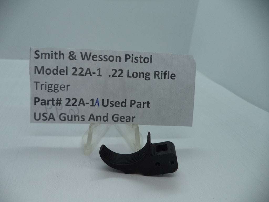 Smith & Wesson Pistol Model 22A-1 .22 Long Rifle Trigger, displayed on a white card with the brand and product details.
