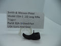 Smith & Wesson Pistol Model 22A-1 .22 Long Rifle Trigger, displayed on a white card with the brand and product details.