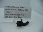 22A-1A Smith & Wesson Pistol Model 22A-1 Trigger .22 Long Rifle Used