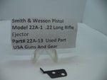 22A-13 Smith & Wesson Pistol Model 22A-1 Ejector .22 Long Rifle Used