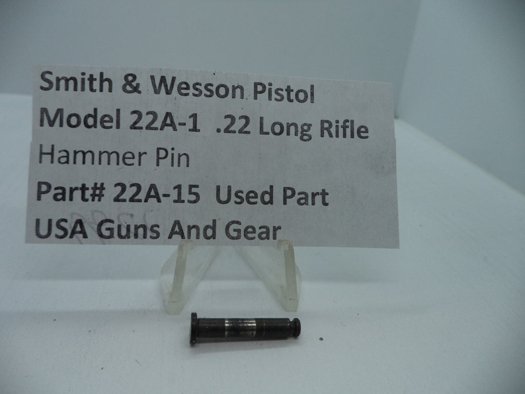 22A-15 Smith & Wesson Pistol Model 22A-1 Hammer Pin .22 Long Rifle