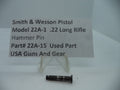22A-15 Smith & Wesson Pistol Model 22A-1 Hammer Pin .22 Long Rifle