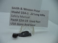 Smith & Wesson Pistol Model 22A-1 Safety Manual .22 Long Rifle with a used part indicated