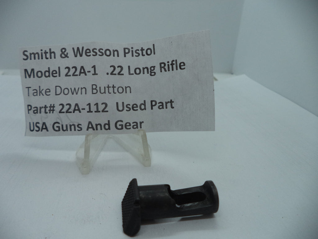 Smith & Wesson Model 22A-1 Takedown Button .22 LR Used - 22A-112