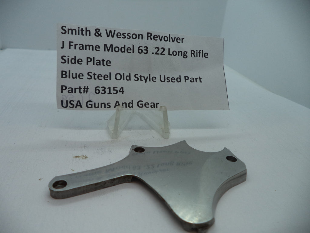 Smith & Wesson Model 63 J Frame Side Plate .22 LR Stainless, Part# 63154