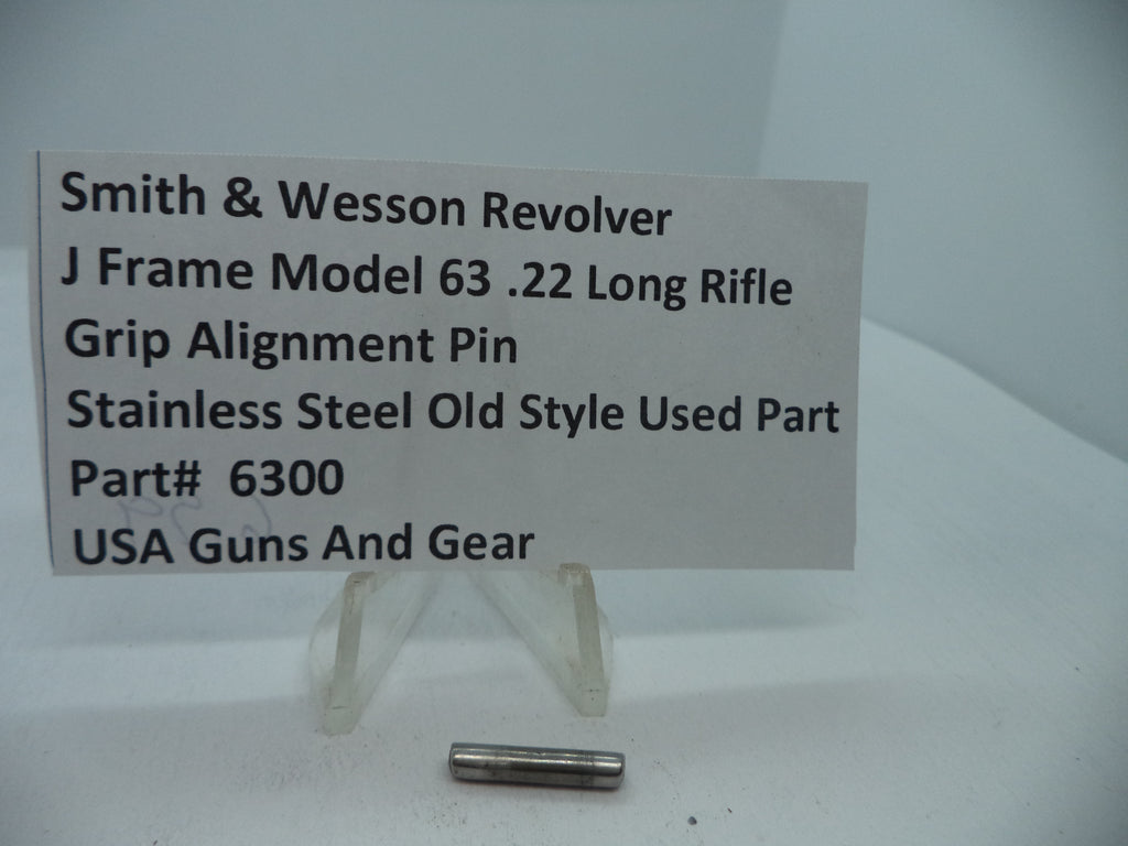 Smith & Wesson J Frame Model 63 Grip Alignment Pin .22 LR - Part# 6300