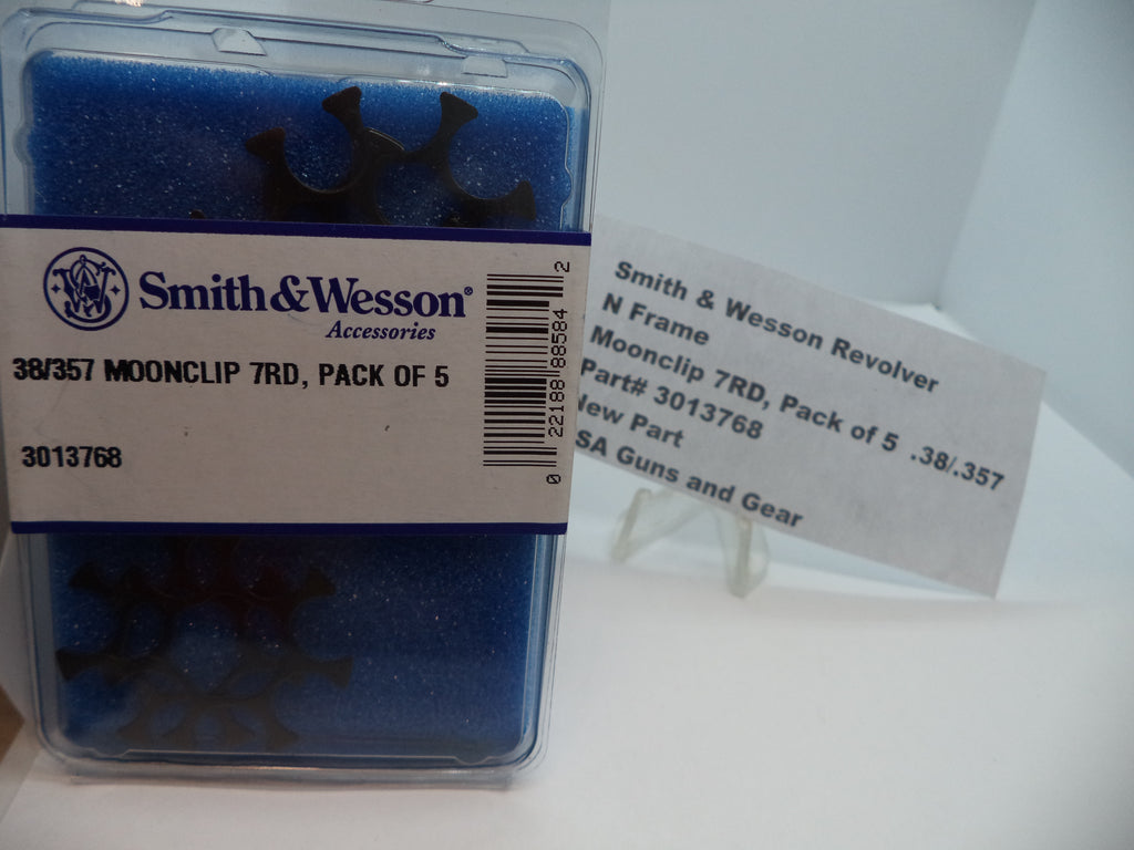 Smith & Wesson N Frame Moonclip 7-Round Pack of 5 - .38/.357 Caliber (Part# 3013768)