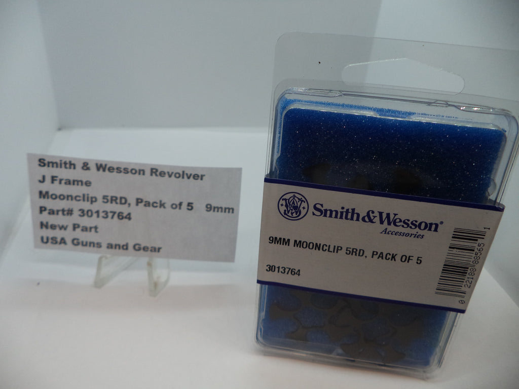 Smith & Wesson J Frame Moonclip 5-Round Pack of 5 - 9mm (Part# 3013764)