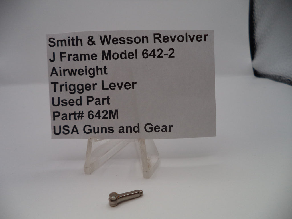 S&W J Frame Model 642-2 Airweight Trigger Lever (MIM) .38 Special +P – Part# 642M