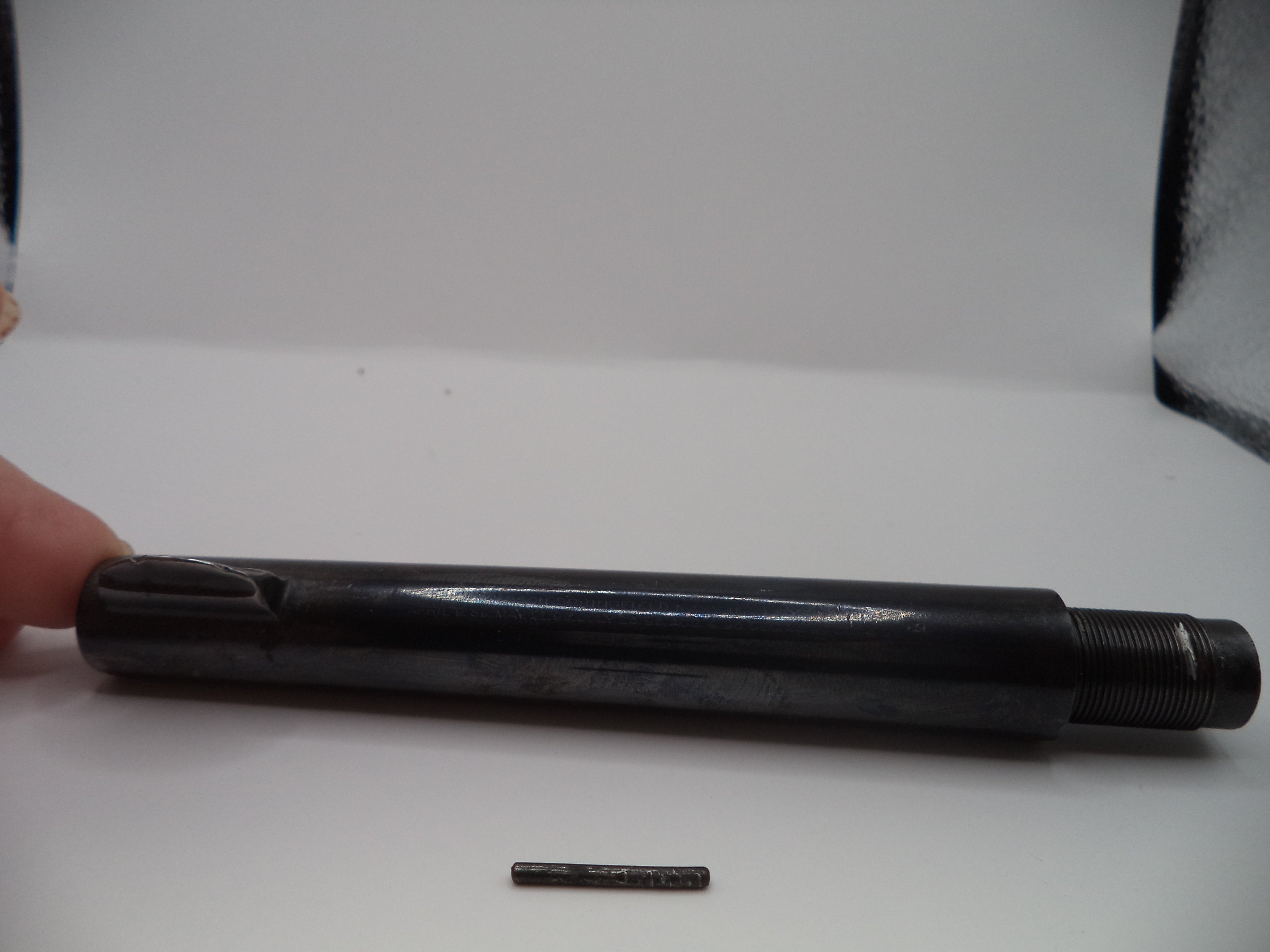 Smith & Wesson K Frame Military & Police 1st Model Barrel 5" Pinned .38 Colt ctg. Serial #3312 4-Screw Blue Steel Used OEM Part MPC1