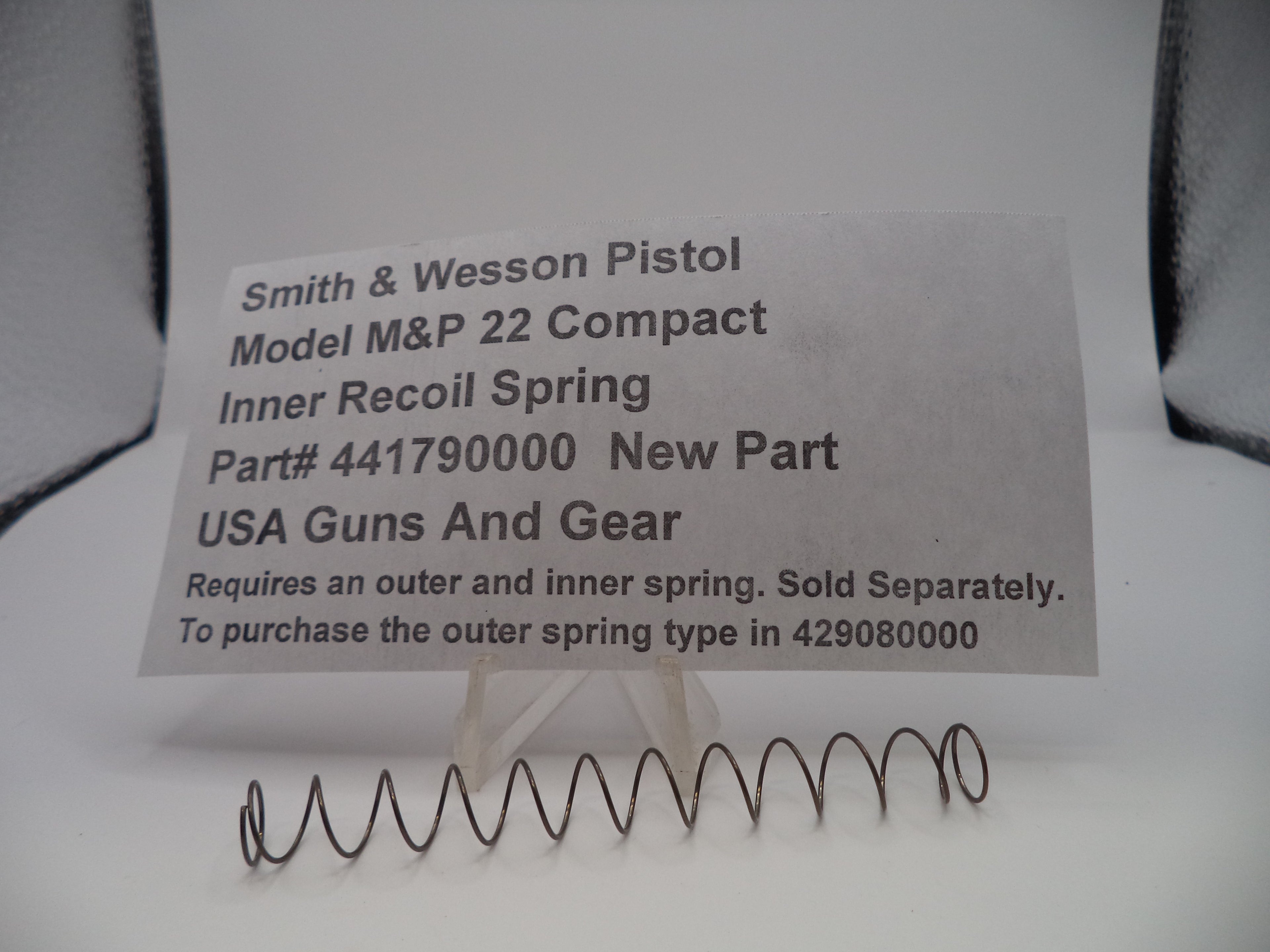 Smith & Wesson M&P 22 Compact Inner Recoil Spring 441790000