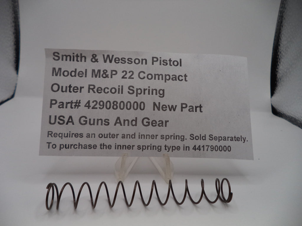 Smith & Wesson M&P 22 Compact Outer Recoil Spring 429080000