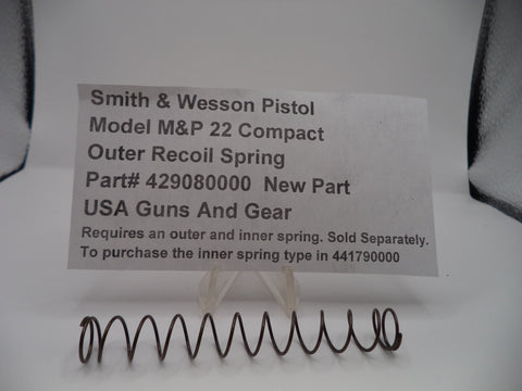 429080000 Smith & Wesson M&P 22 Compact Outer Recoil Spring
