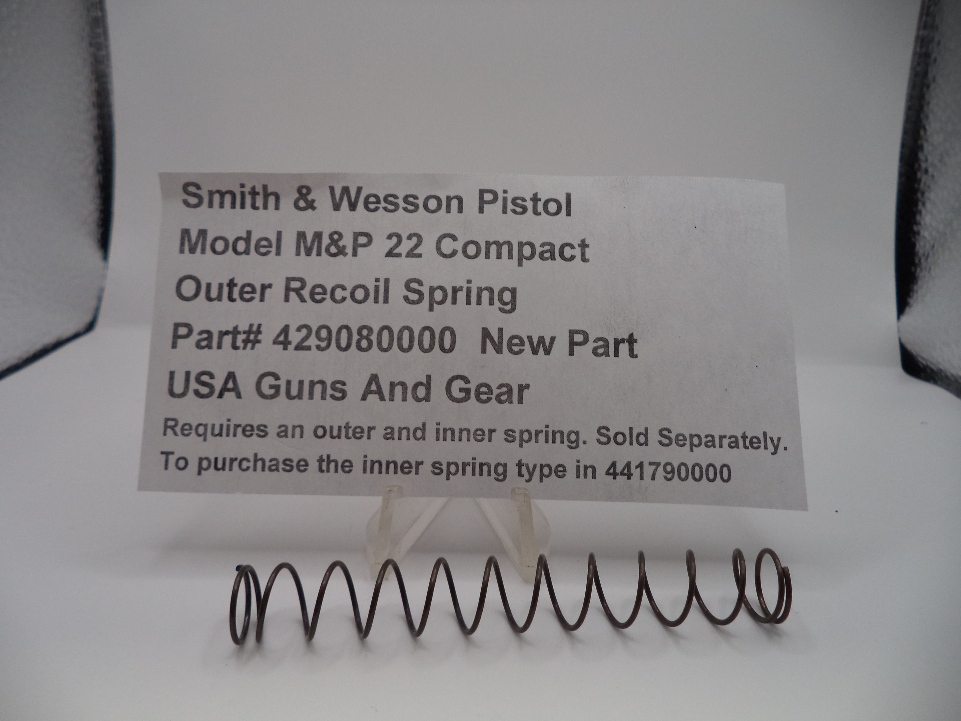 Smith & Wesson M&P 22 Compact Outer Recoil Spring 429080000