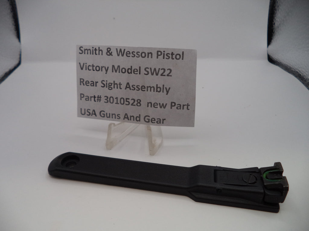 Smith & Wesson SW22 Victory .22 LR Rear Sight Assembly - Factory OEM Part #3010528
