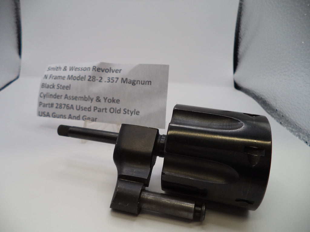 Smith & Wesson Model 28-2 Cylinder Assembly & Yoke - Recessed .357 Magnum - Part# 2876A
