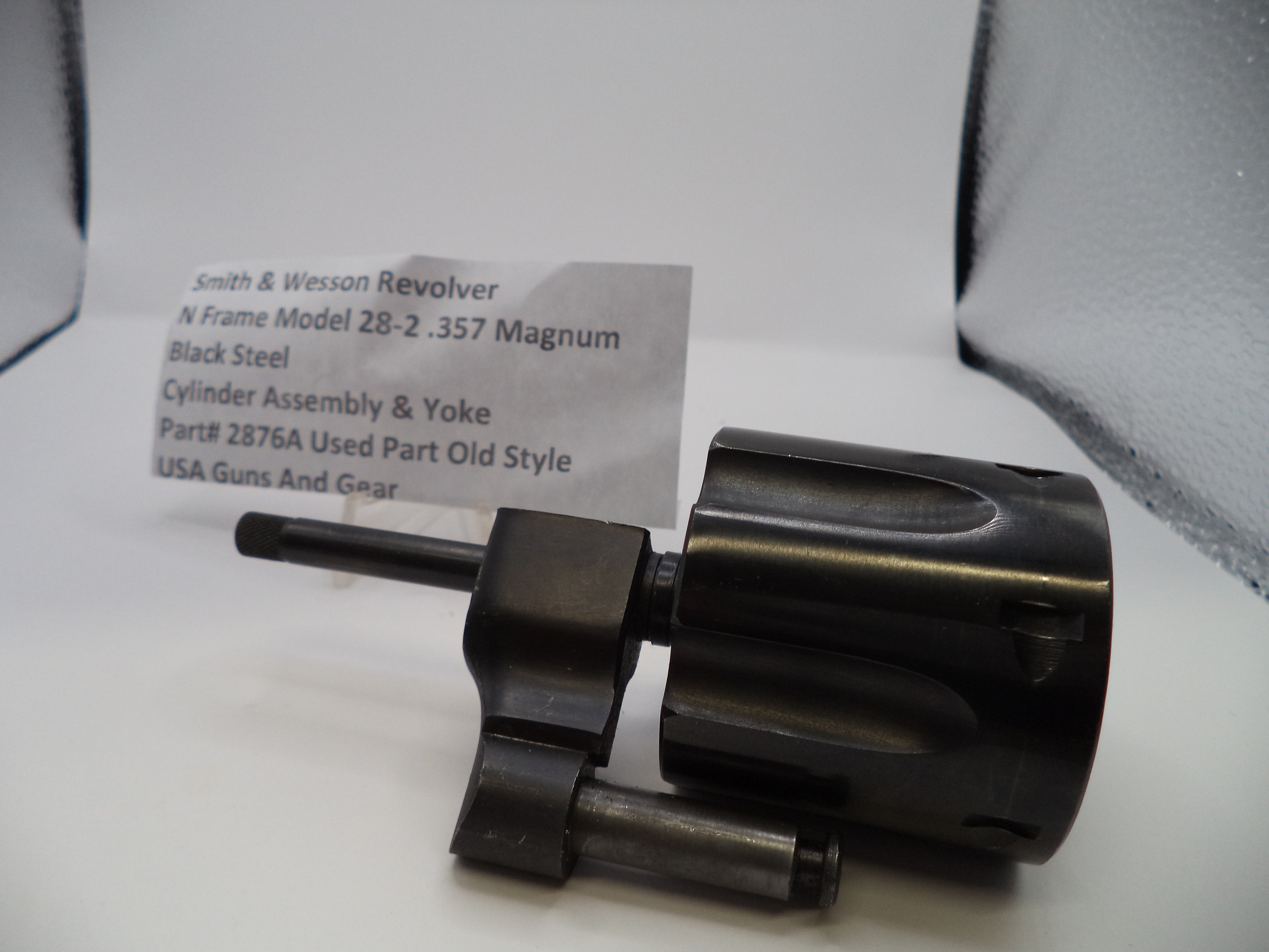 Smith & Wesson Model 28-2 Cylinder Assembly & Yoke - Recessed .357 Magnum - Part# 2876A