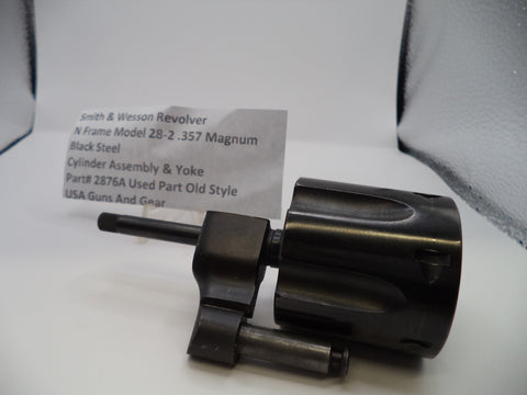 2876A S&W N Model 28-2 Cylinder Assembly & Yoke Recessed .357 Magnum