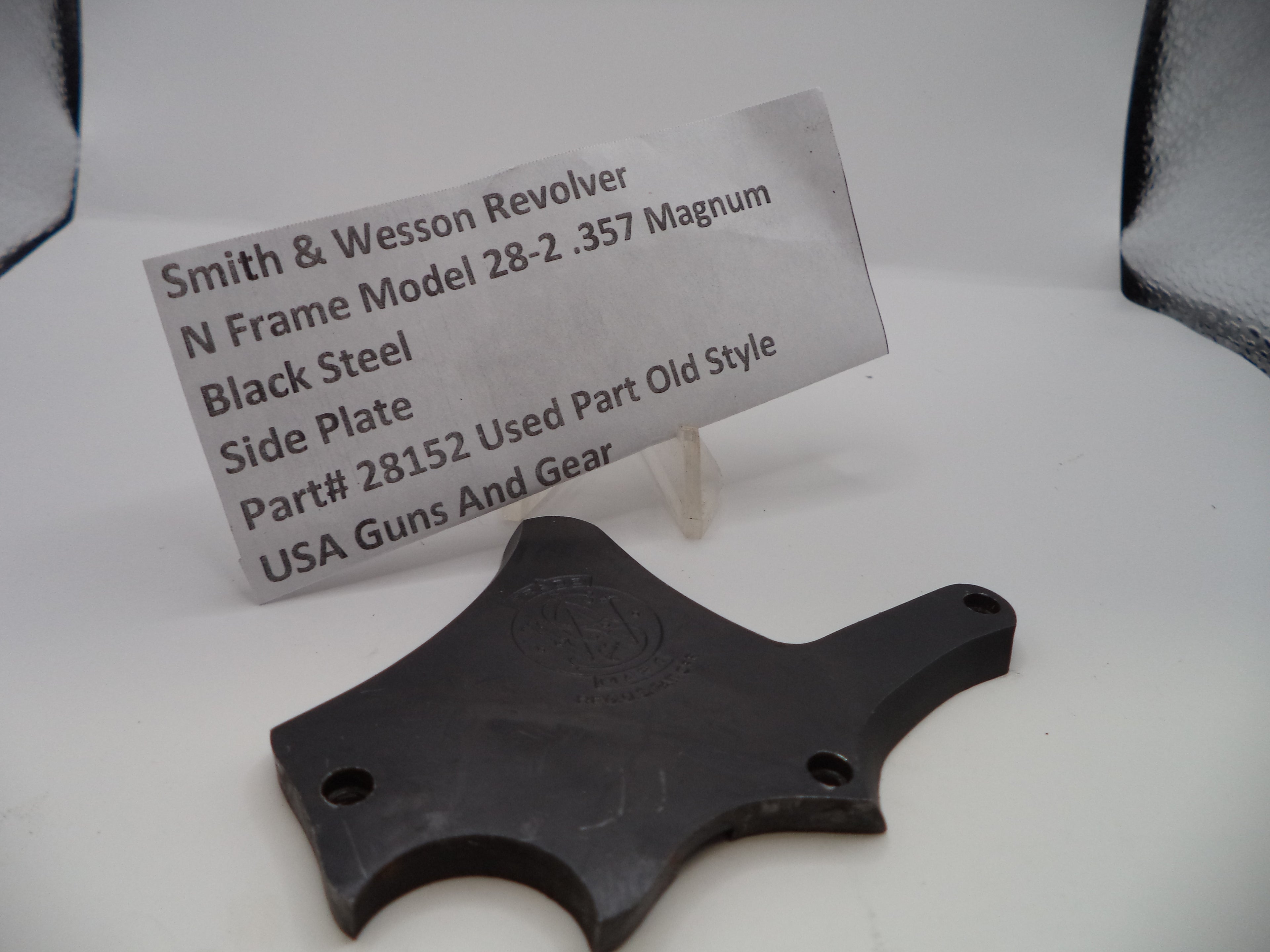 28152 S&W N Frame Model 28-2 Side Plate Black Steel .357 Magnum