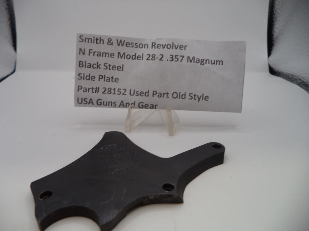 28152 S&W N Frame Model 28-2 Side Plate Black Steel .357 Magnum