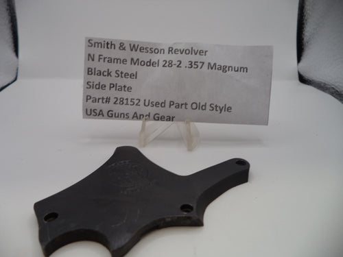 28152 S&W N Frame Model 28-2 Side Plate Black Steel .357 Magnum