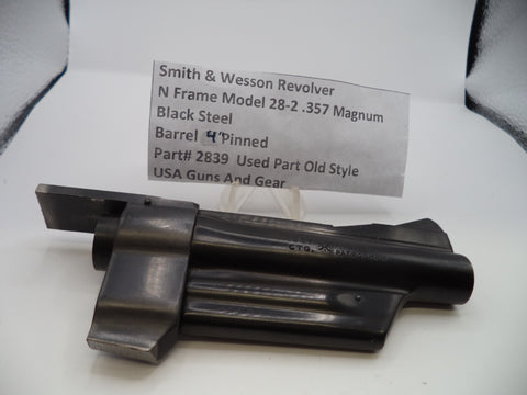 2839 S&W N Frame Model 28-2 Highway Patrolman Barrel 4" .357 Magnum