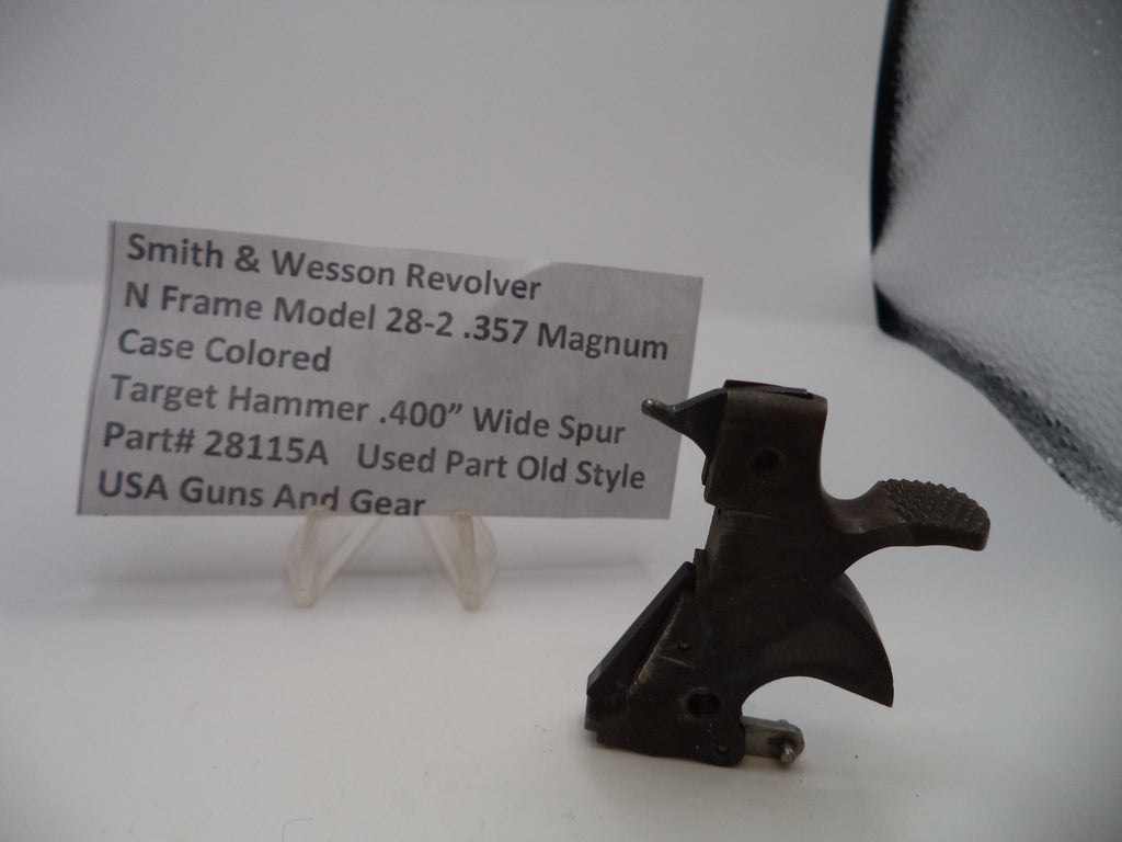 Smith & Wesson N Frame Model 28-2 Target Hammer - .400" Wide Spur - .357 Magnum - Case Colored - Part# 28115A