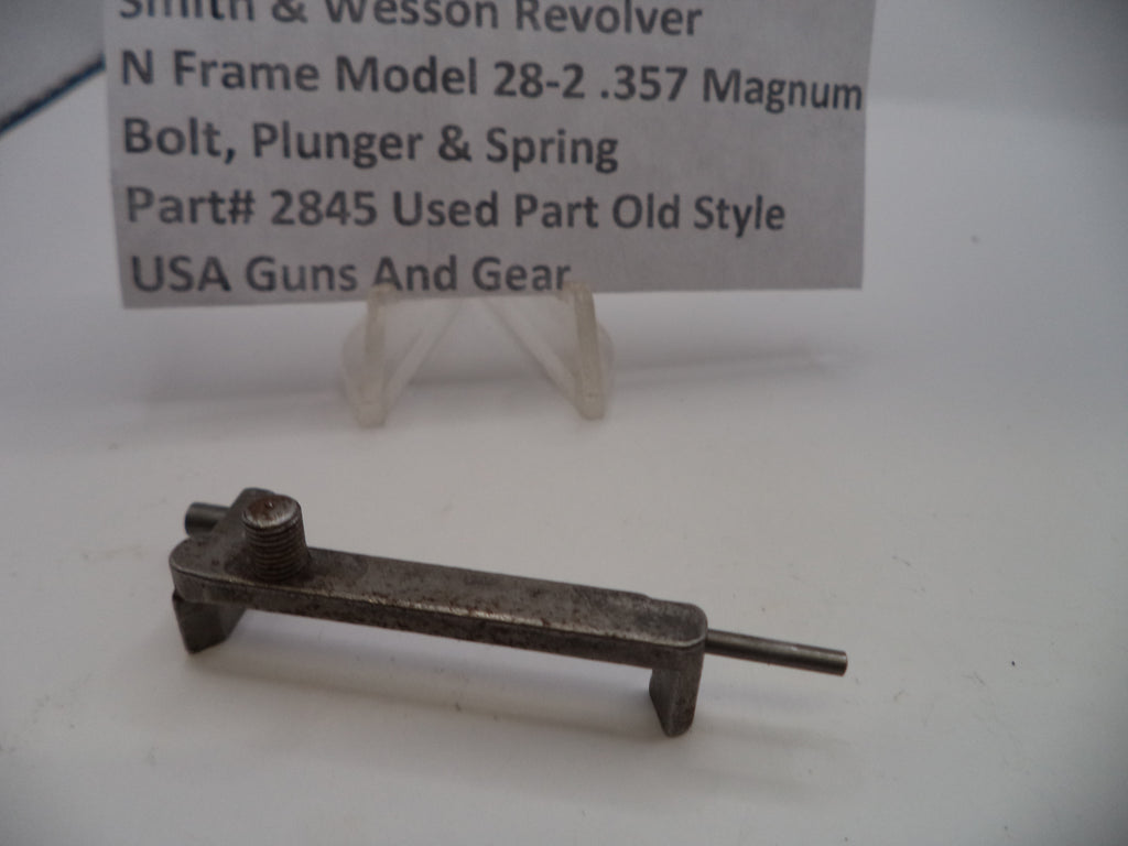 S&W N Frame Model 28-2 Bolt, Plunger & Spring .357 Magnum – Part# 2845