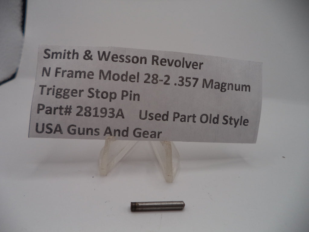 S&W N Frame Model 28-2 Trigger Stop Pin .357 Magnum – Part# 28193A