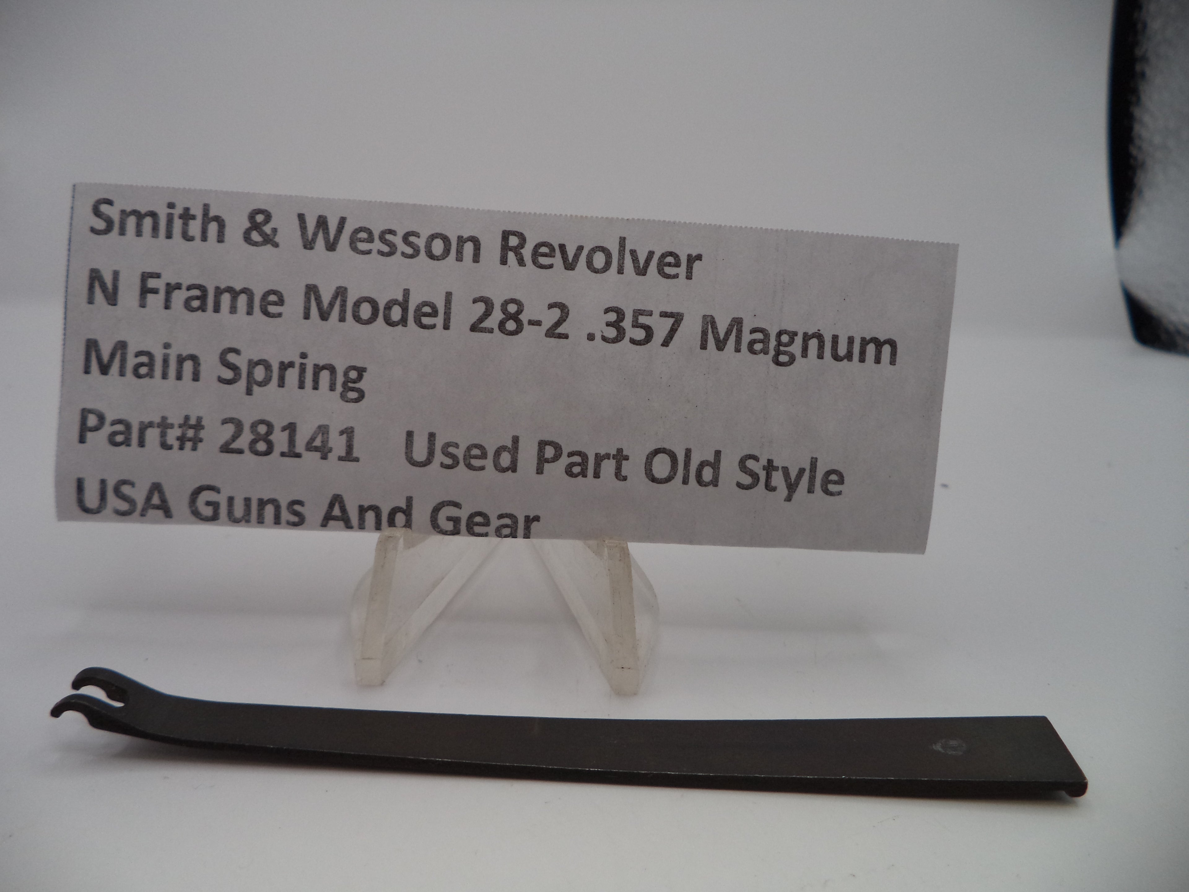 28141 Smith & Wesson N Frame Model 28-2 Main Spring .357 Magnum