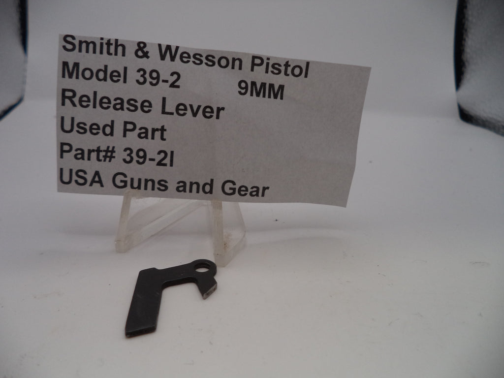 39-2I Smith & Wesson Pistol Model 39-2 Release Lever 9MM