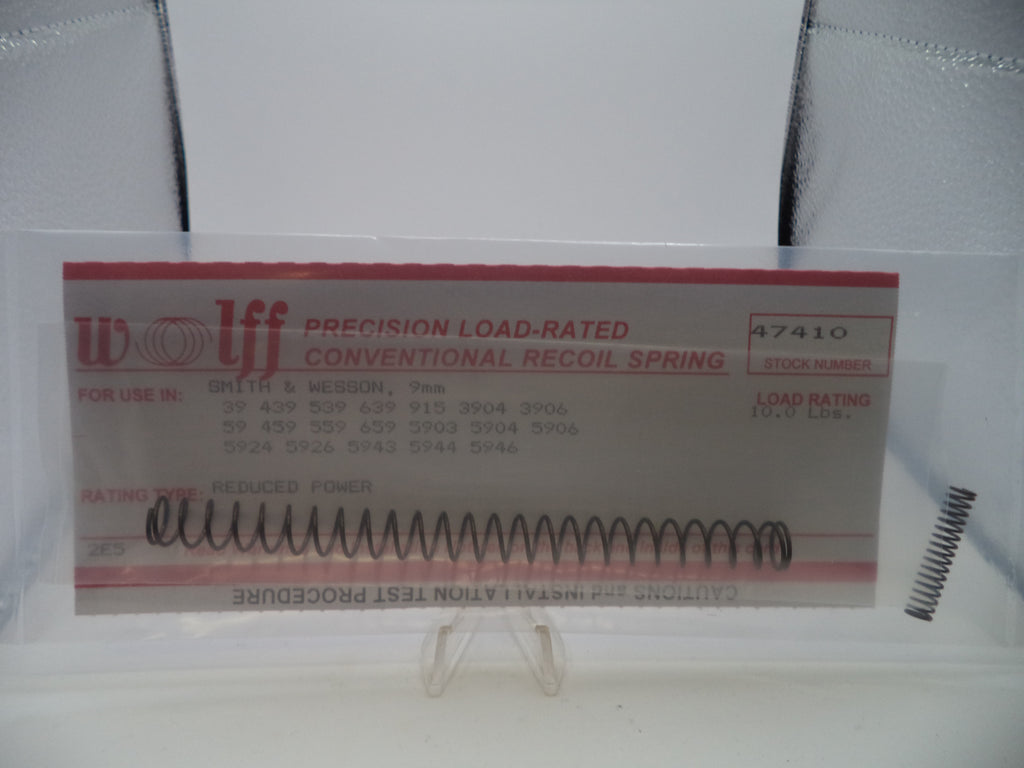 Wolff 47410 RP Recoil Spring 10LB - S&W Model 5904 3904 9mm