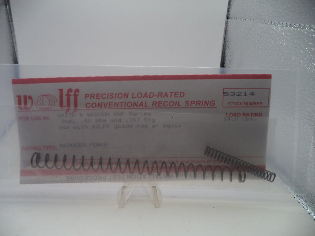 Wolff M&P Reduced Power Recoil Spring 14 LBS - Full Size 9mm/40/357 - Part 53214