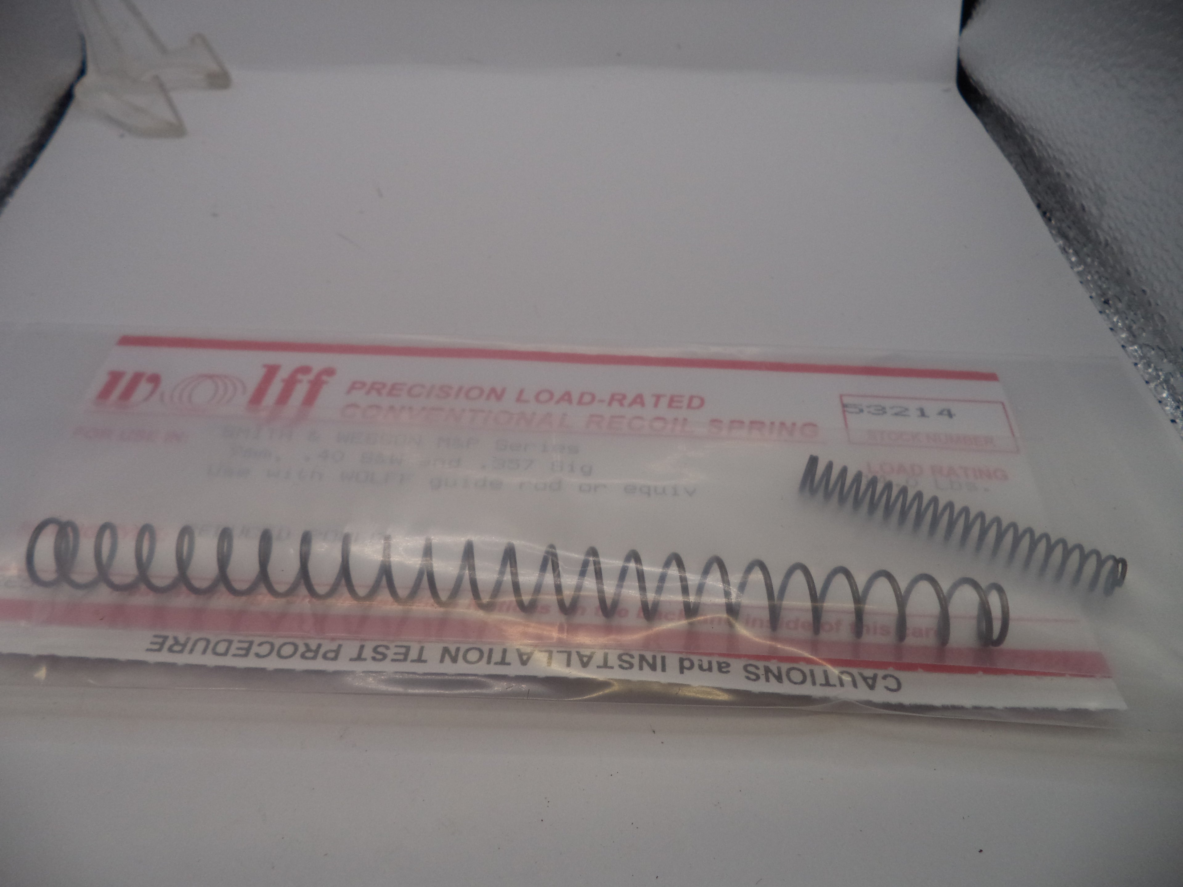 Wolff M&P Reduced Power Recoil Spring 14 LBS - Full Size 9mm/40/357 - Part 53214